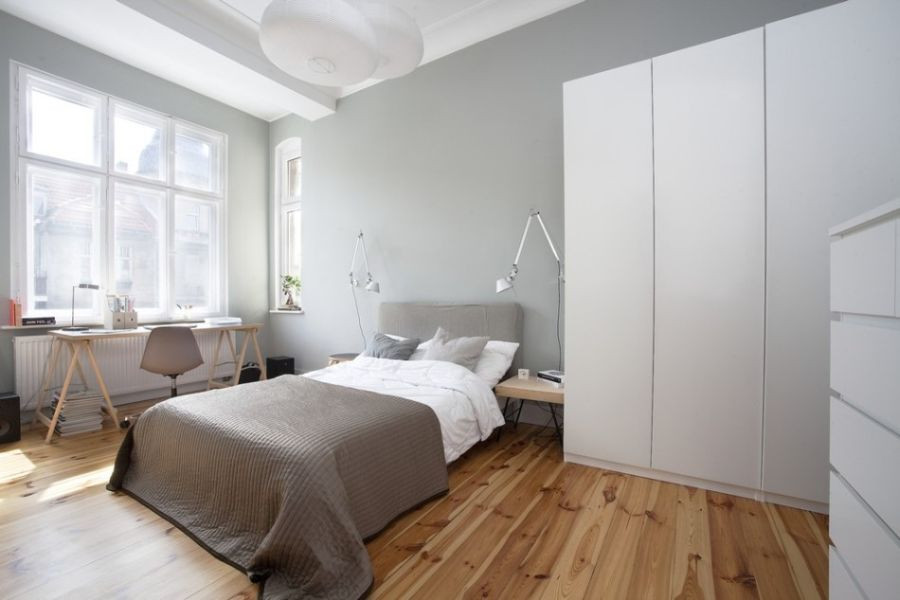Minimalist Small Bedroom
 Small Apartment In Poznan Poland Showcases Cool