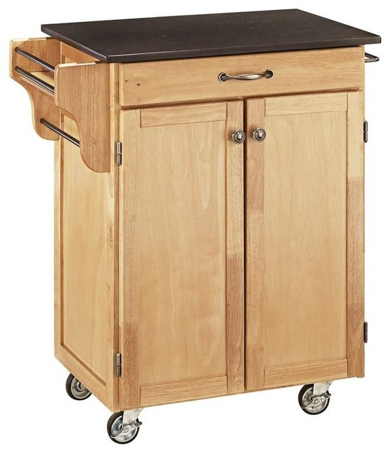 Modern Kitchen Cart
 Kitchen Cart with Black Granite Top Contemporary