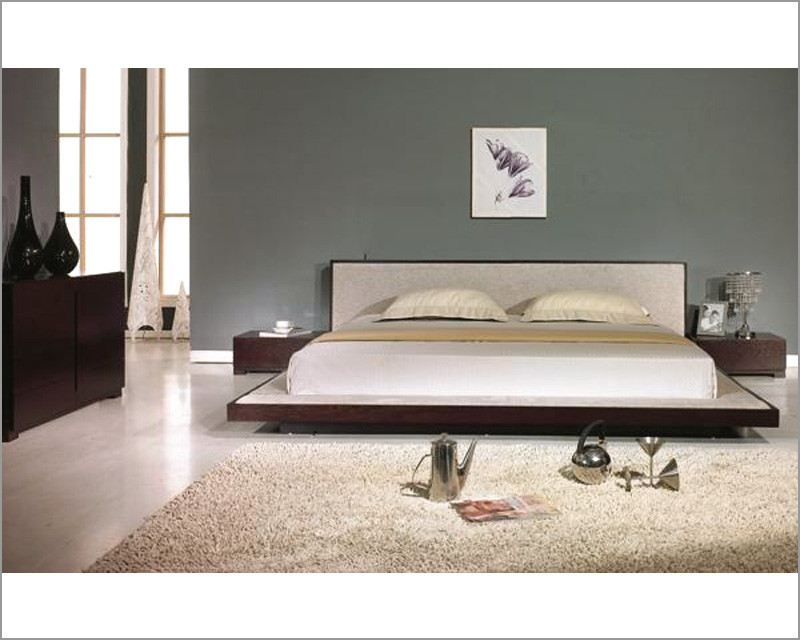 Modern Platform Bedroom Sets
 Modern Platform Bedroom Set in Wenge Finish Made in Italy