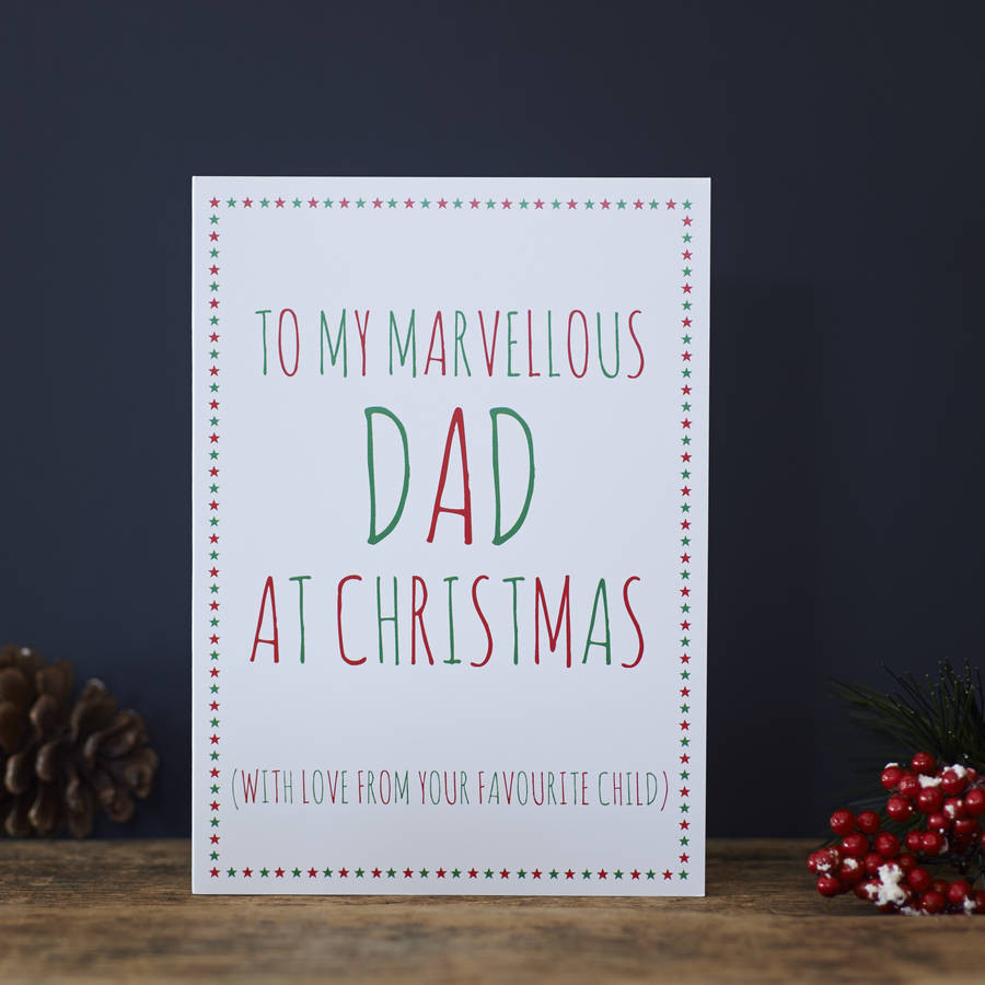 Mom Christmas Gifts 2020
 mum and dad favourite child christmas card by sweet