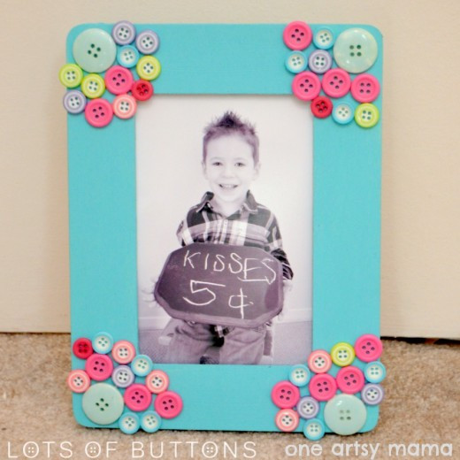 Mother's Day Handprint Crafts
 Mother’s Day Button Frame