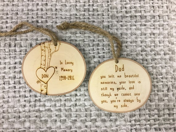 Mother's Day Memorial Gifts
 In Loving Memory of Dad Memorial Ornament Sympathy Gift