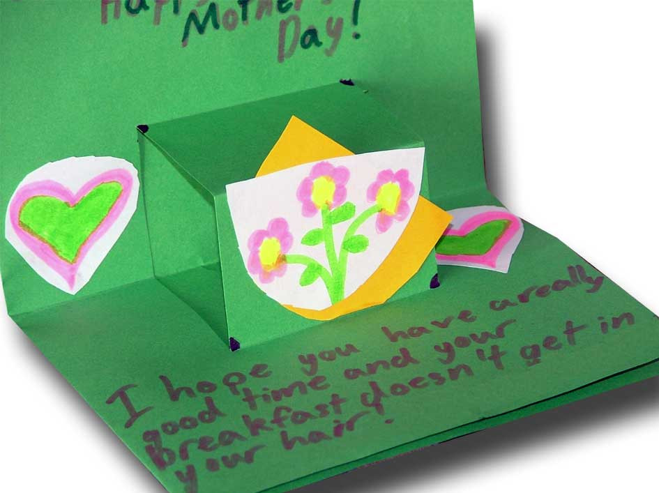 Mothers Day Paper Craft
 Paper Crafts for Children Mothers Day