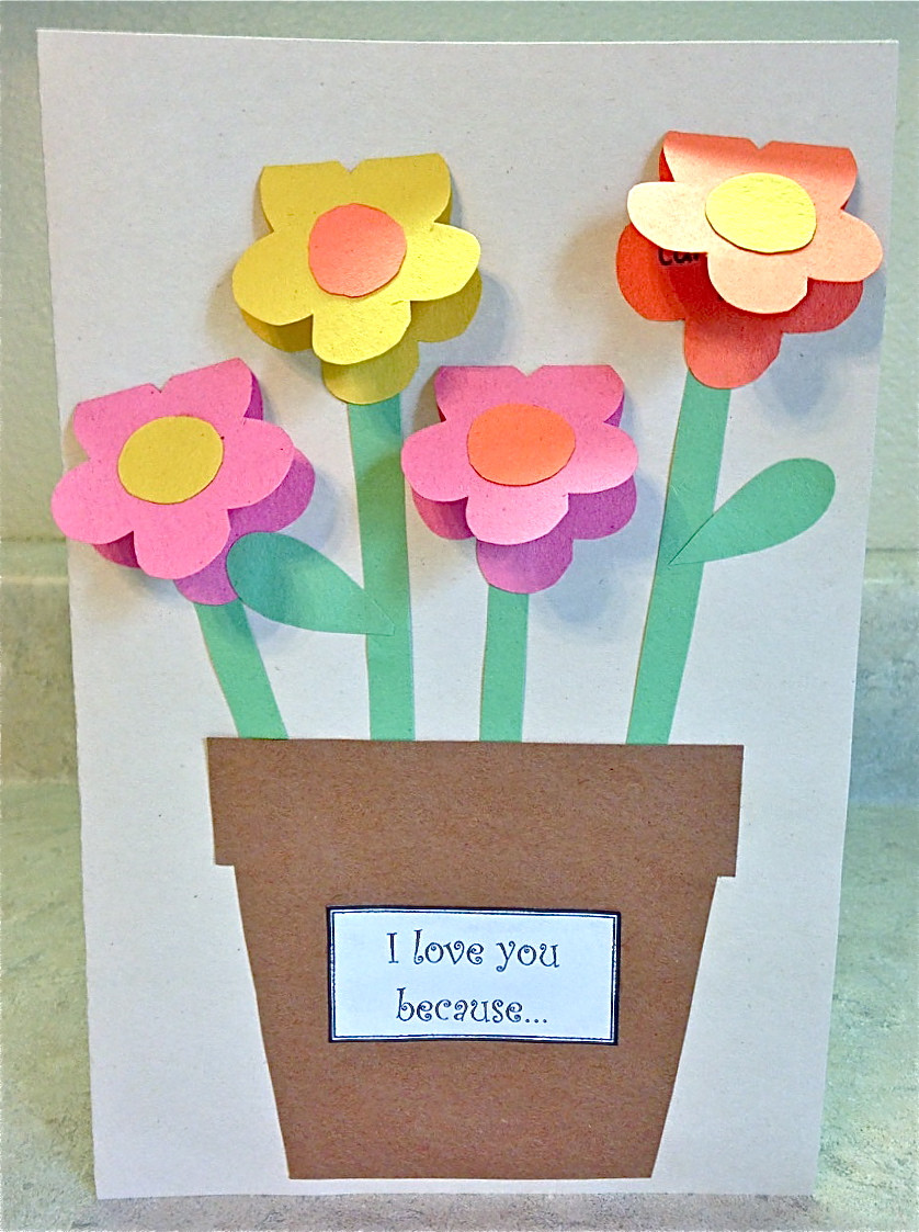 Mothers Day Paper Craft
 Mother s Day Construction Paper Vase