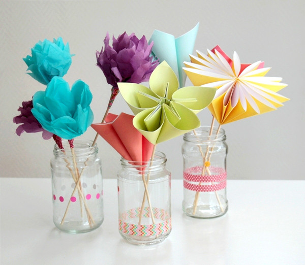 Mothers Day Paper Craft
 Make a Bouquet of Beautiful Paper Flowers for Mother s Day