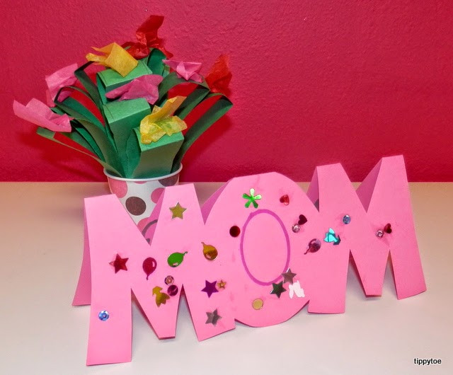 Mothers Day Paper Craft
 Tippytoe Crafts Mother s Day Flowers