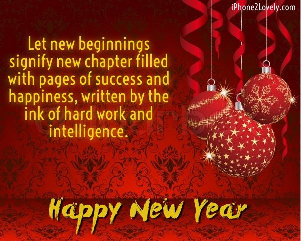 New Year Business Quote
 Business New Year Greetings Sample