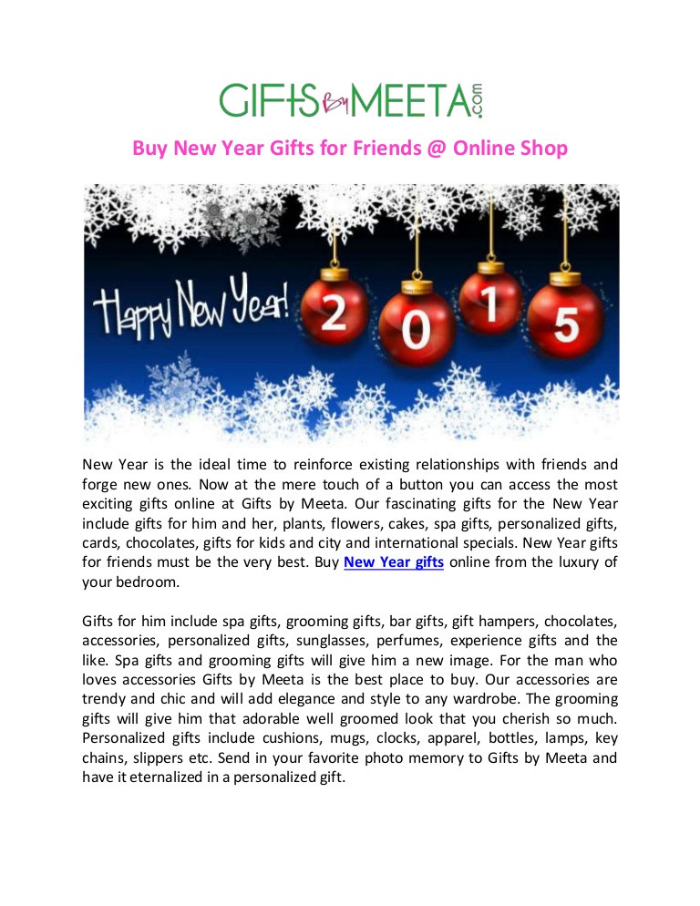 New Year Gifts For Friends
 Buy New Year Gifts for Friends line Shop