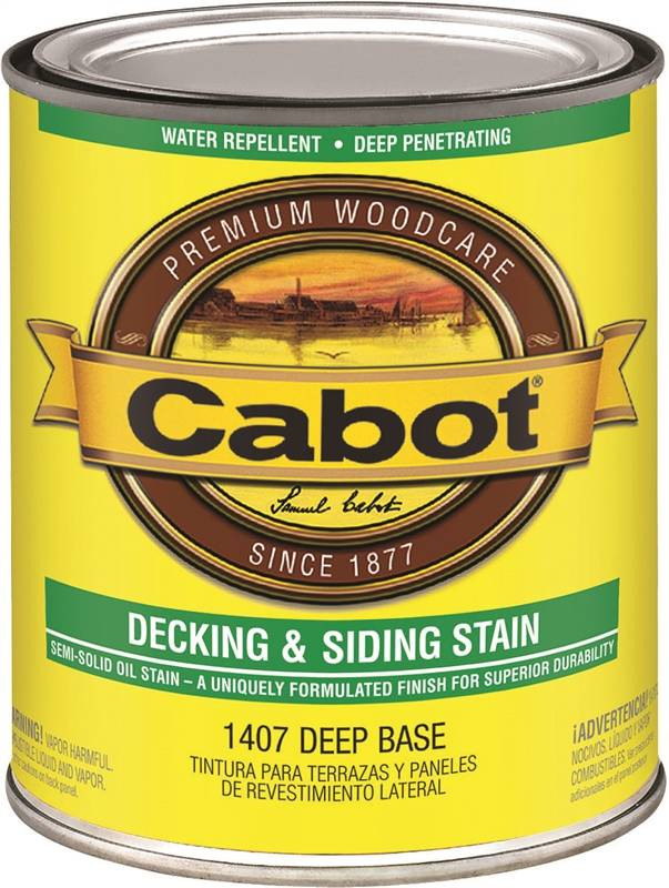 Oil Based Deck Paint
 Cabot 1400 Oil Based Semi Solid Deck and Siding Stain 1
