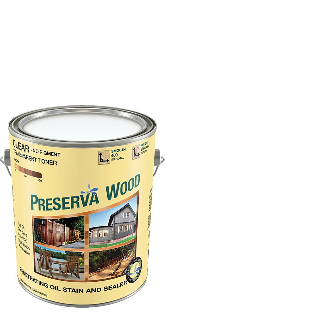 Oil Based Deck Paint
 Preserva Wood 1 gal Oil Based Clear Penetrating Exterior