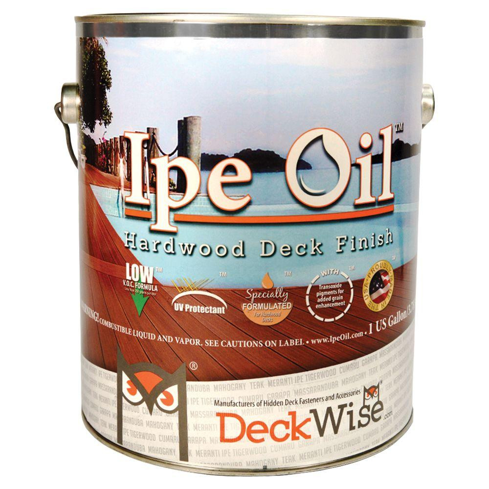 Oil Based Deck Paint
 DeckWise Ipe Oil Hardwood Deck Finish 1 gal Natural Wood