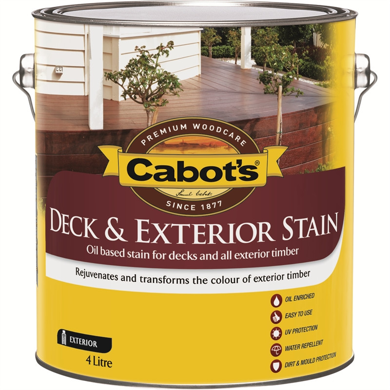 Oil Based Deck Paint
 Cabot s 4L Deck & Exterior New Jarrah Oil Based Timber Stain