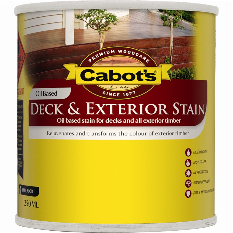Oil Based Deck Paint
 Cabot s 250ml October Brown Oil Based Deck & Exterior Stain