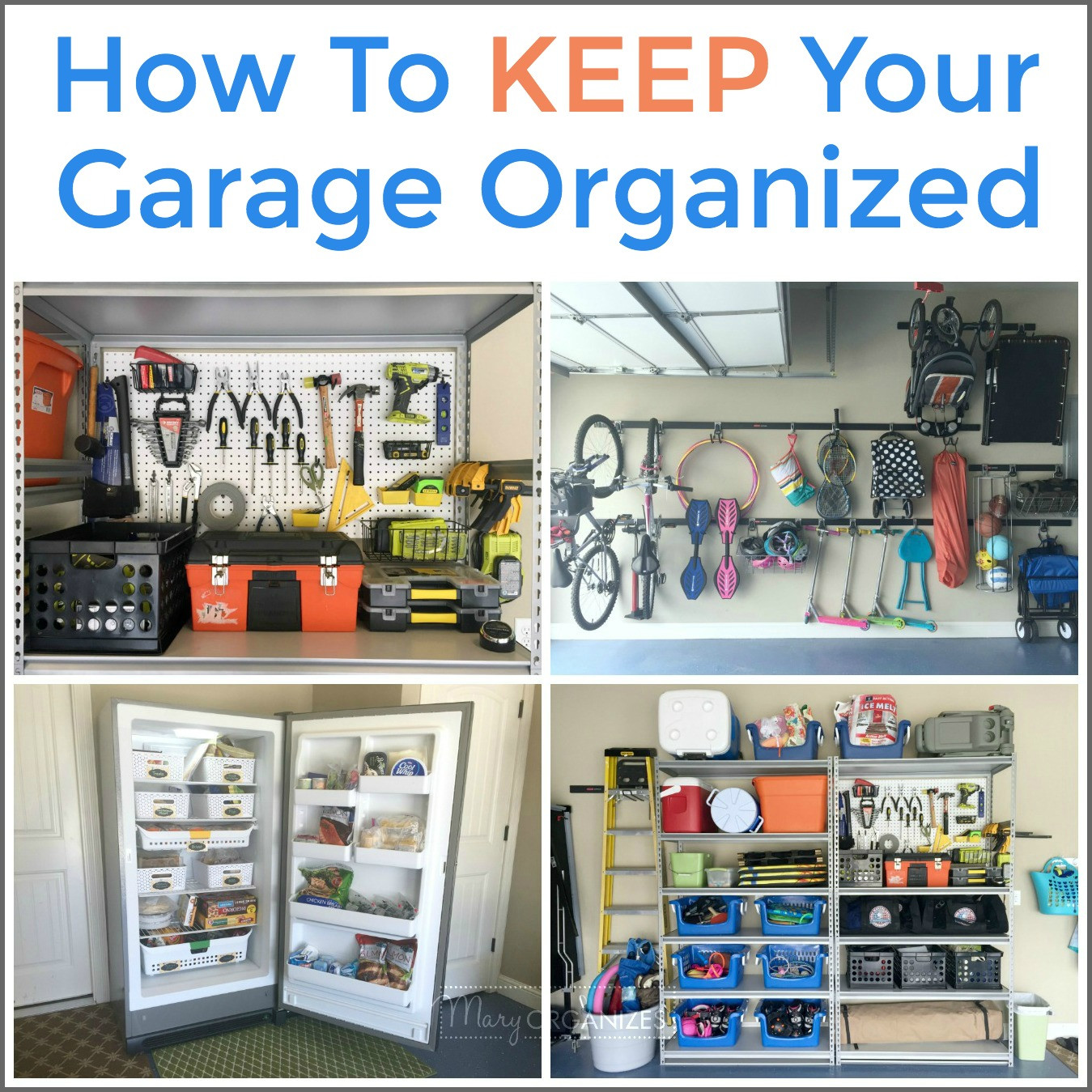 Organize My Garage
 Organize Your Garage ONE WEEK All About The Garage