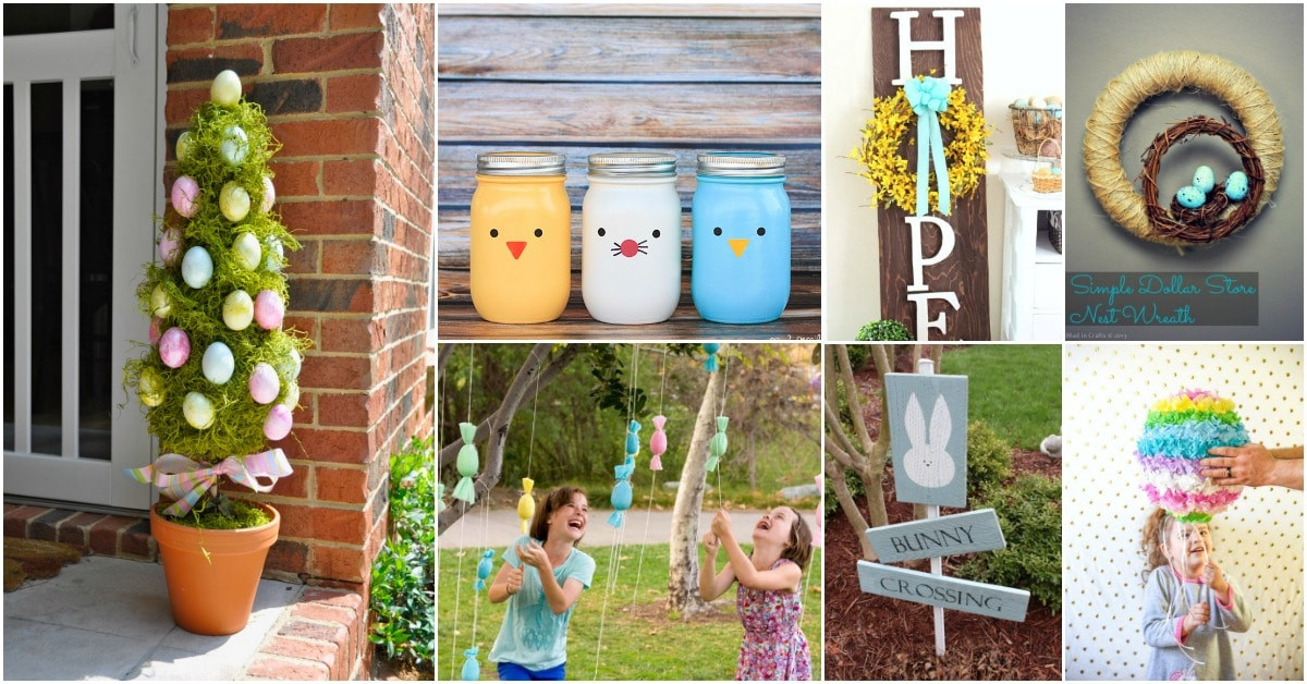 Outdoor Easter Decor
 25 Creative DIY Outdoor Easter Decorations That Fill Your