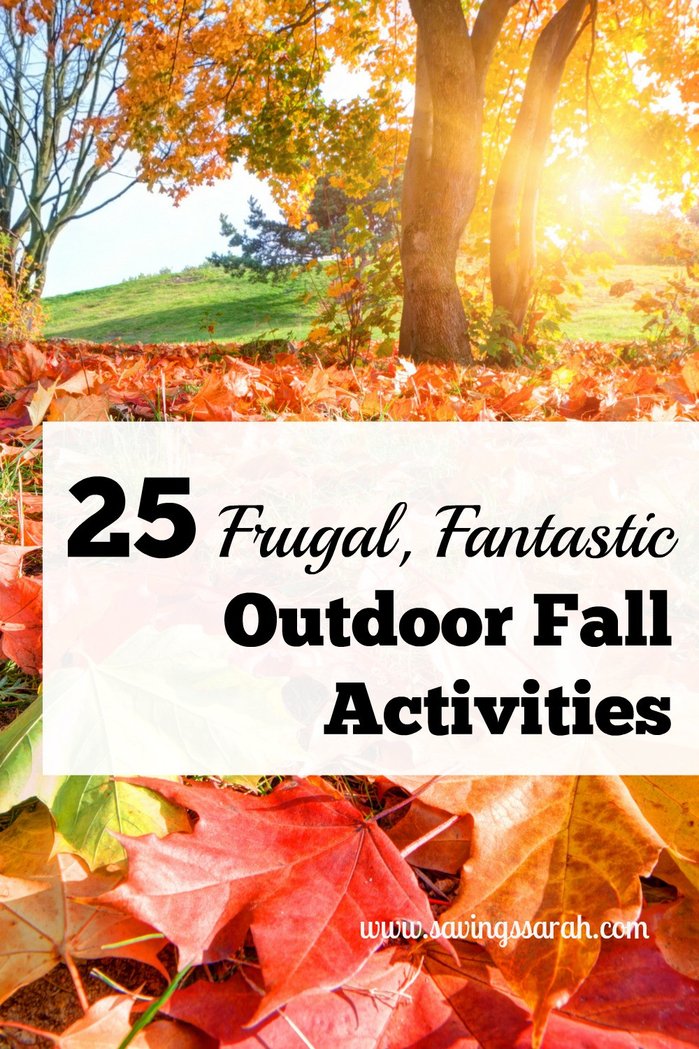 Outdoor Fall Activities
 25 Frugal Fabulous Outdoor Fall Activities Earning and
