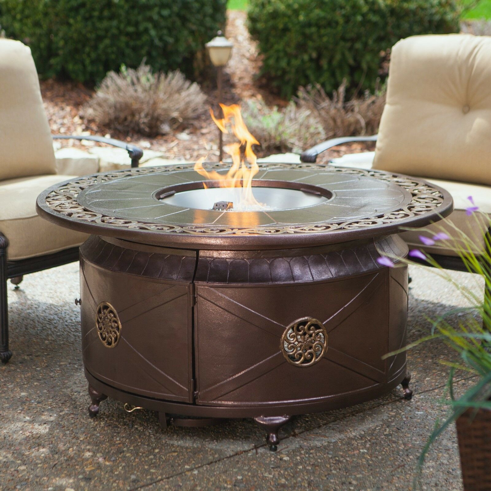 Outdoor Fire Pit Propane
 Fire Pit Table Burner Patio Deck Outdoor Fireplace Propane