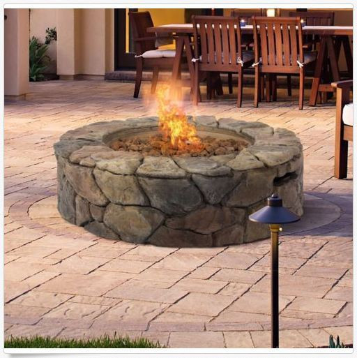 Outdoor Fire Pit Propane
 Fire Pits Sale Outdoor Stone Build Patio Furniture