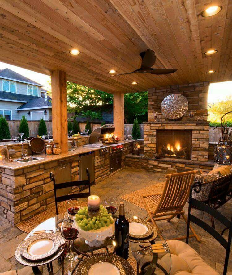 Outdoor Patio Kitchen Designs
 Are you looking for inspiration about Barndominium CLICK