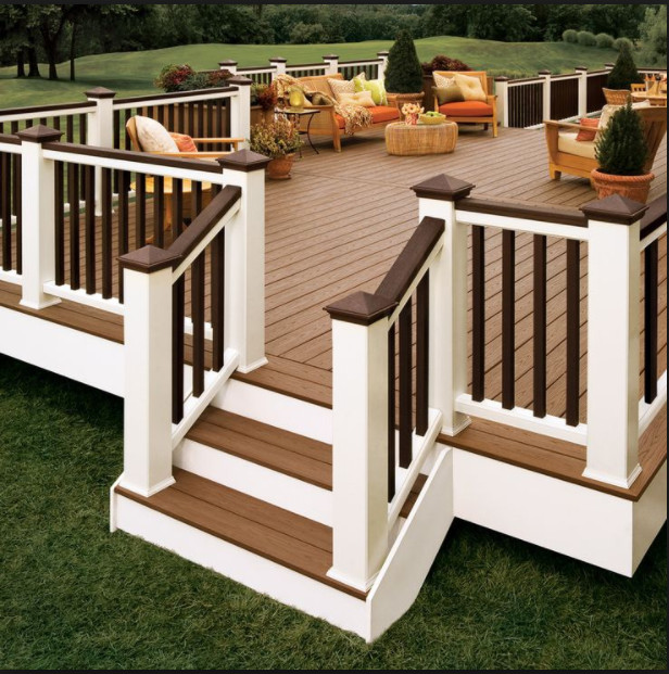 Painting Deck Railing
 Plant Stand Makeover & Paint Deck Railings Brown To Hide