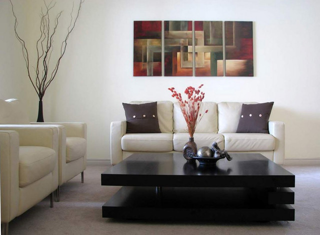 Paintings For Living Room
 Contemporary abstract paintings Modern Living Room