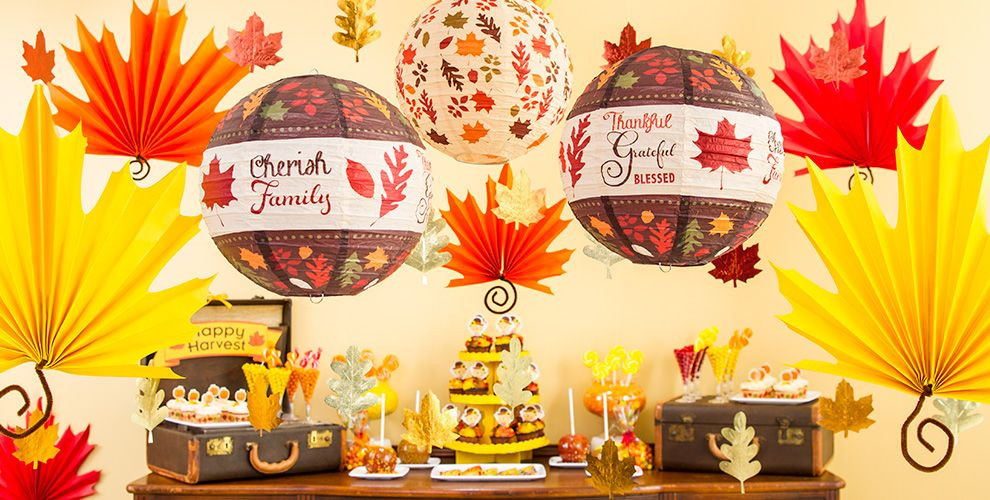 Party City Thanksgiving Decorations
 Fall Leaves Decorations Party City