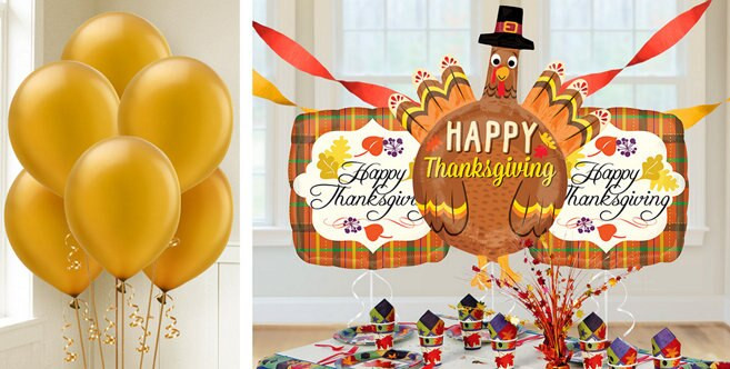 Party City Thanksgiving Decorations
 Thanksgiving Balloons Party City