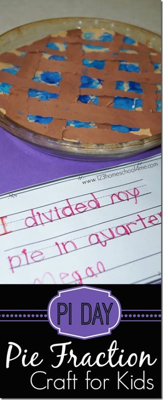 Pi Day Ideas For Kids
 Pi Day Activities Fraction Pie Craft for Kids
