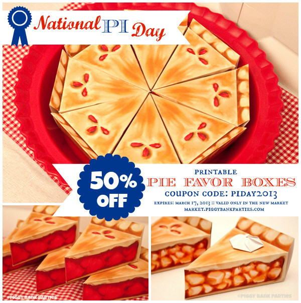 Pi Day Party
 happy national pi day Piggy Bank Parties Blog