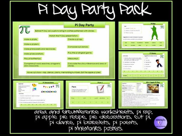 Pi Day Party
 Pi Day Party Pack Jam Packed Full of Activities for Pi