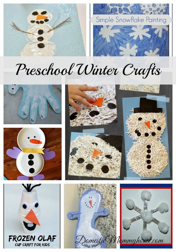 Pre K Winter Crafts
 Preschool Winter Crafts Domestic Mommyhood