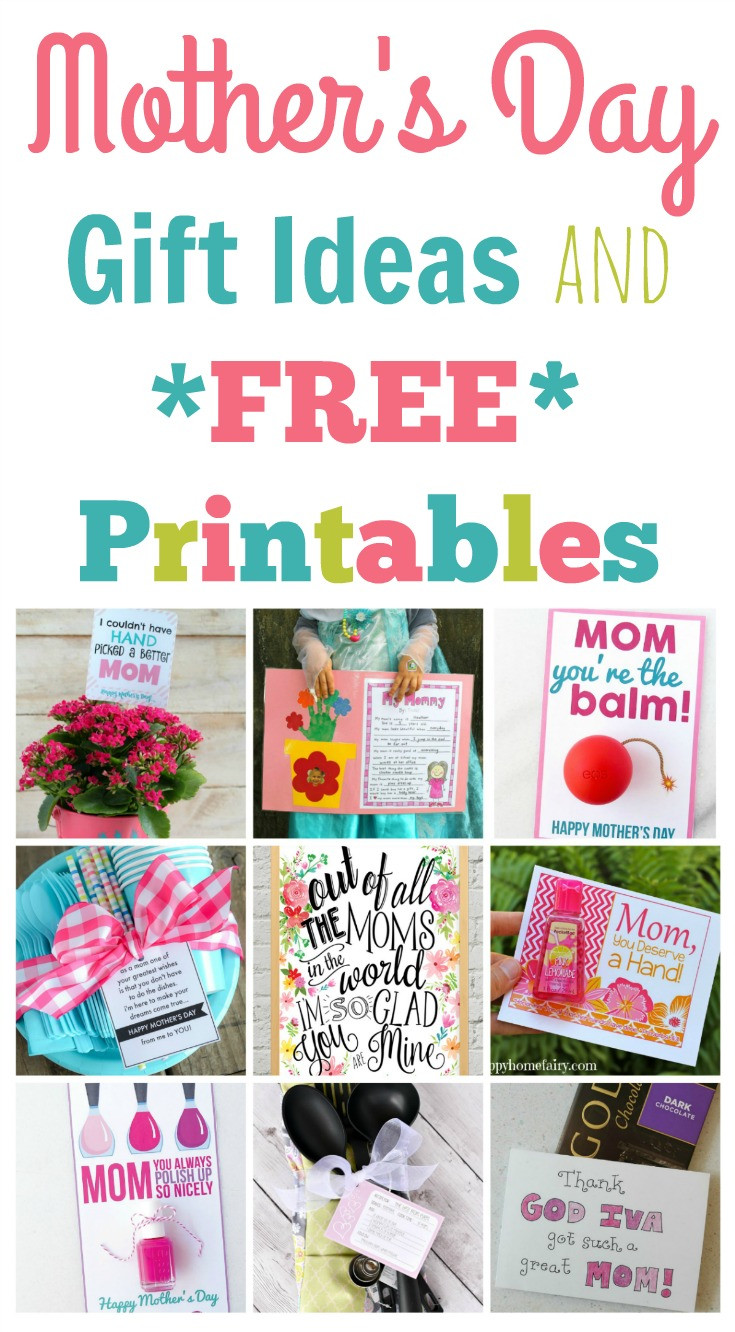 Quick And Easy Mother's Day Gifts
 Quick and Easy Mother s Day Gift Ideas and Printables
