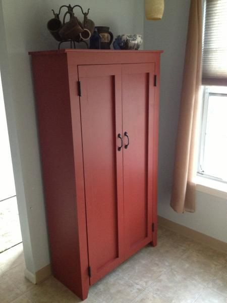 Red Kitchen Storage Cabinet
 1004 best images about Arts and Craft Furniture and