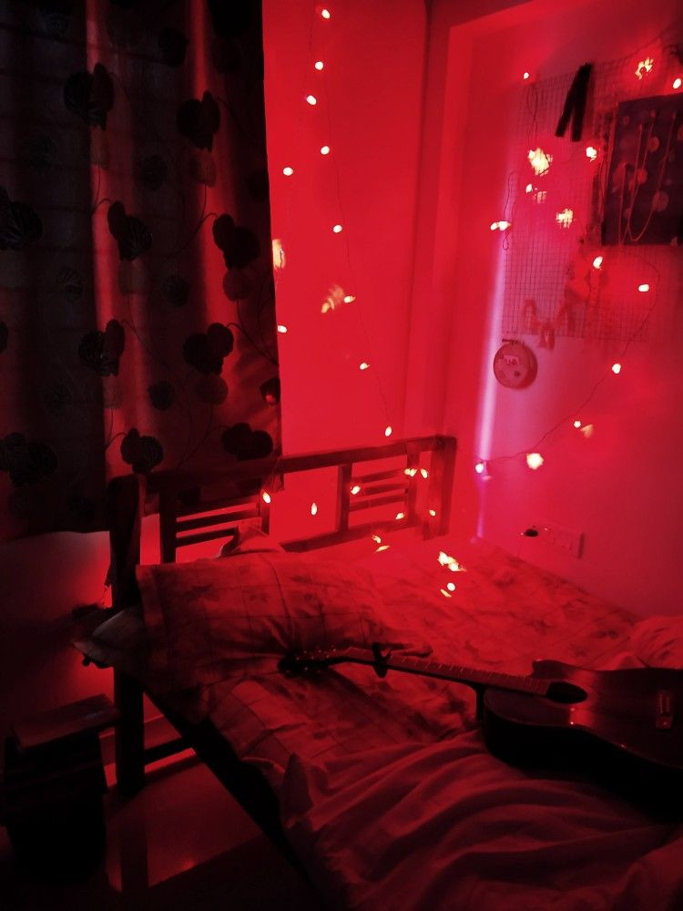 Red Light Bulb In Bedroom
 Red room fairy lights red fairy lights bedroom