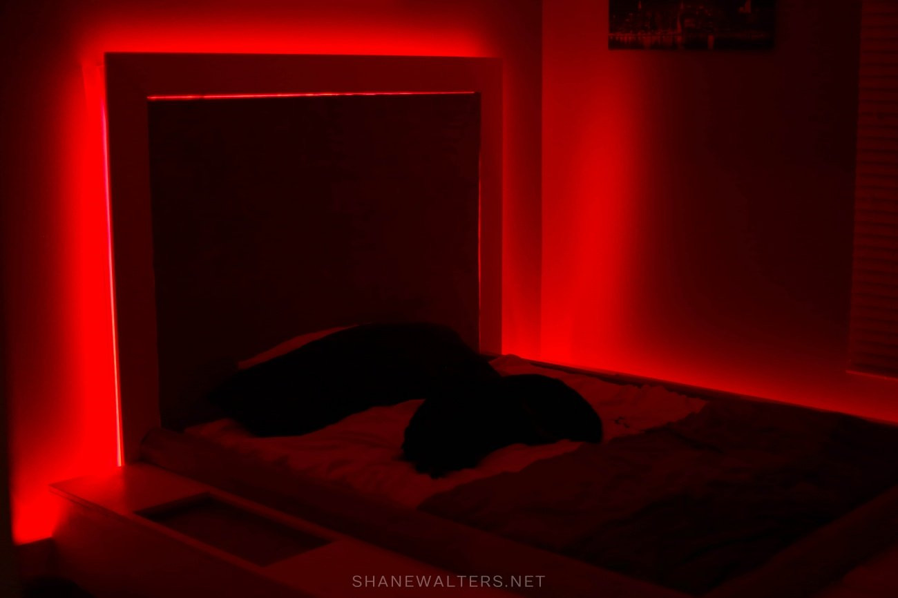 Red Light Bulb In Bedroom
 Bed In Floor Contemporary Bedroom Project Shane Walters