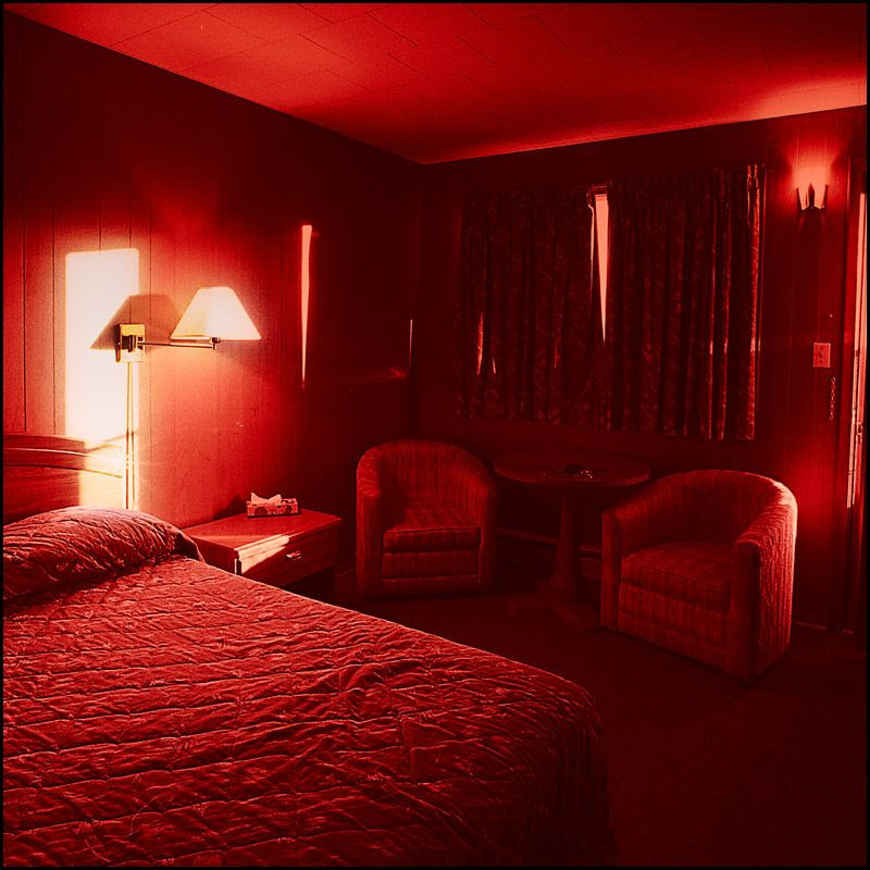Red Light Bulb In Bedroom
 This room seems exciting and gives a sense of passion
