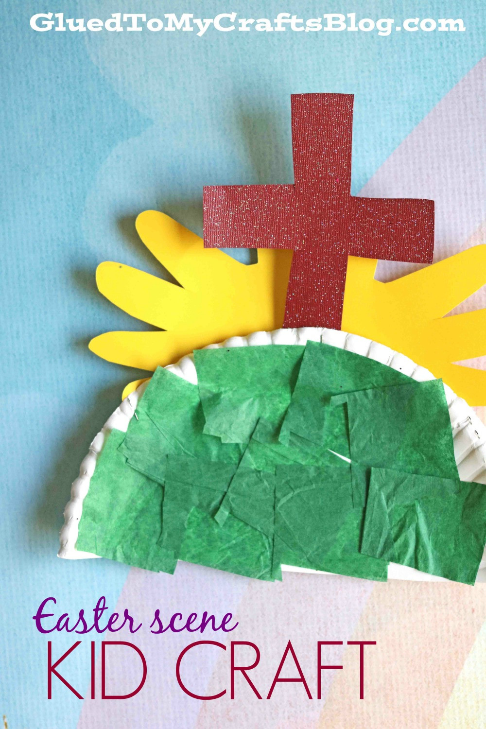 Religious Easter Activities For Preschoolers
 Paper Plate Easter Scene Kid Craft Glued To My Crafts