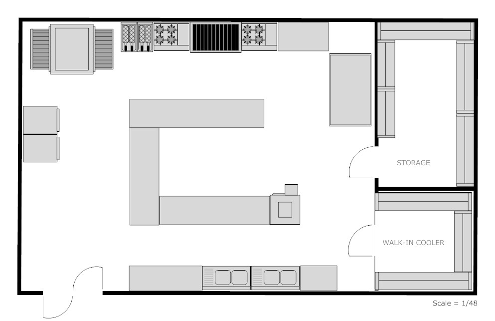 Restaurant Kitchen Floor Plan
 Example Image Restaurant Kitchen Floor Plan