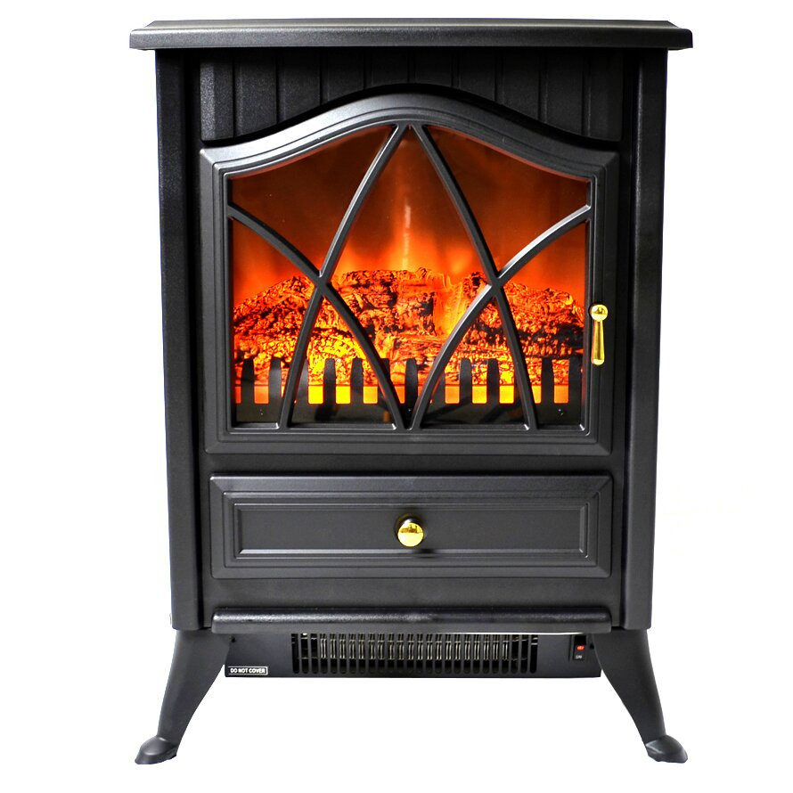 Retro Electric Fireplace
 AKDY Vintage Stove Heater Electric Fireplace & Reviews