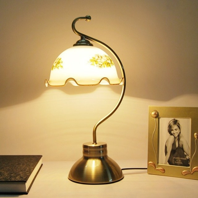 Rustic Bedroom Lamp
 Fashion vintage table lamp bedroom bedside lamp fashion