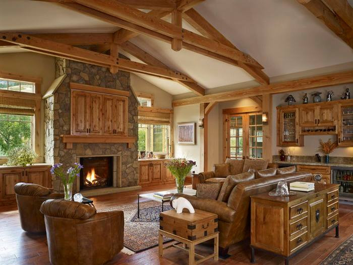 Rustic Country Living Room
 Rustic Living Room Design Ideas