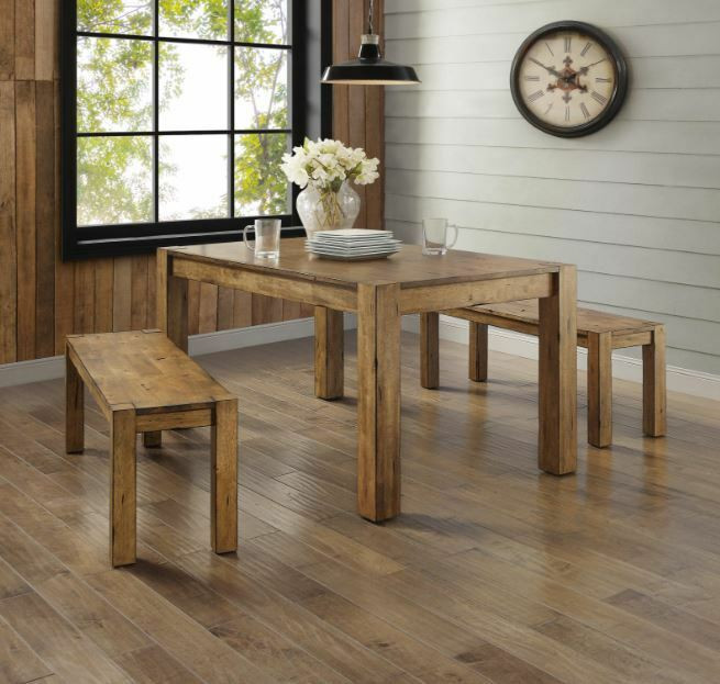 Rustic Farmhouse Kitchen Table
 Dining Table Set for 4 Rustic Farmhouse Kitchen Table