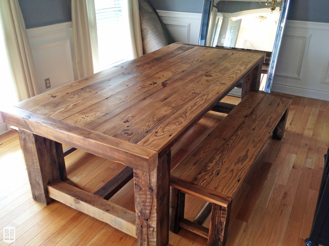 Rustic Farmhouse Kitchen Table
 Rustic Extension Table