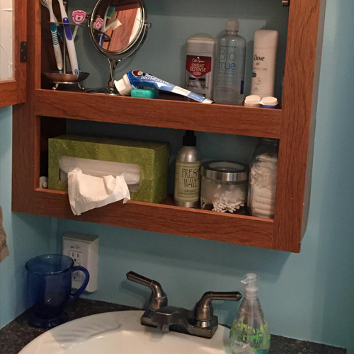 Rv Bathroom Cabinet
 RV Makeover Bathroom Edition