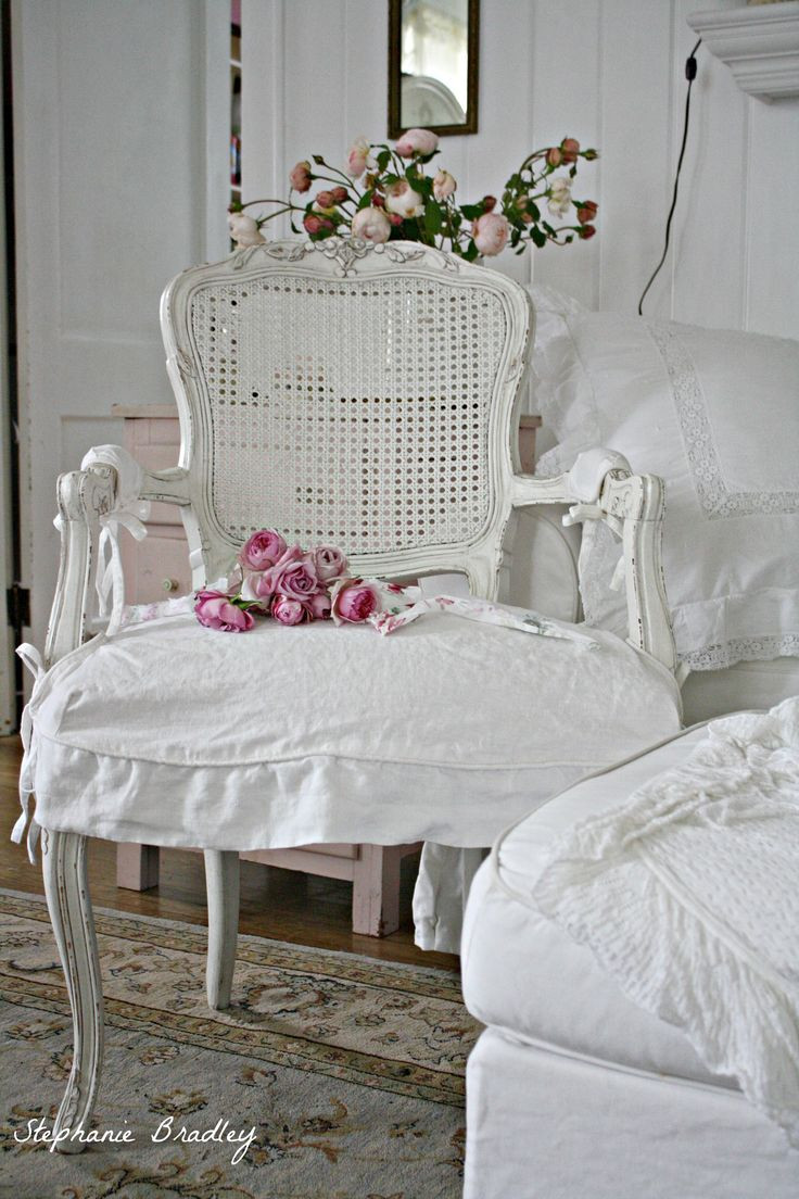 Shabby Chic Bedroom Chair
 90 best French Provincial style images on Pinterest