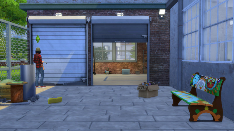 Sims 4 Garage Door
 My Sims 4 Blog Open Garage Door by Gatochwegchristel