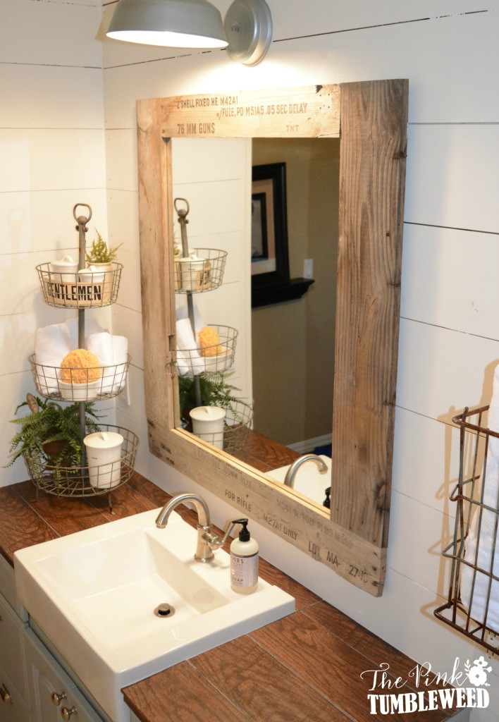 Small Bathroom Mirror Ideas
 10 Bathrooms that Rock a Shiplap Treatment Remodelando