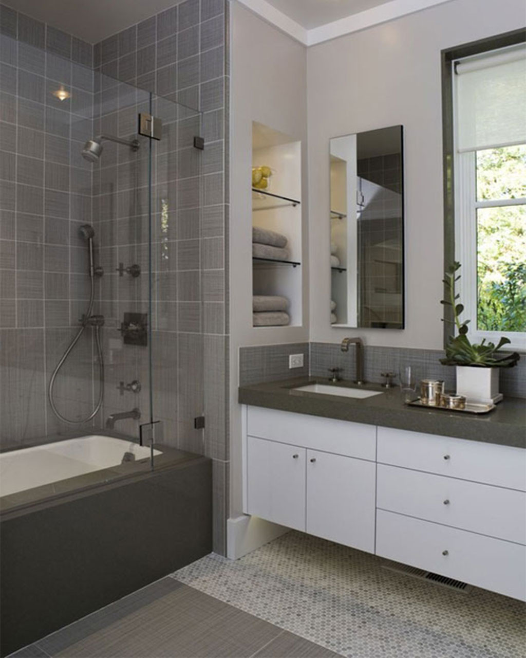 Small Bathroom Shower Ideas
 30 wonderful pictures and ideas art deco bathroom tile design