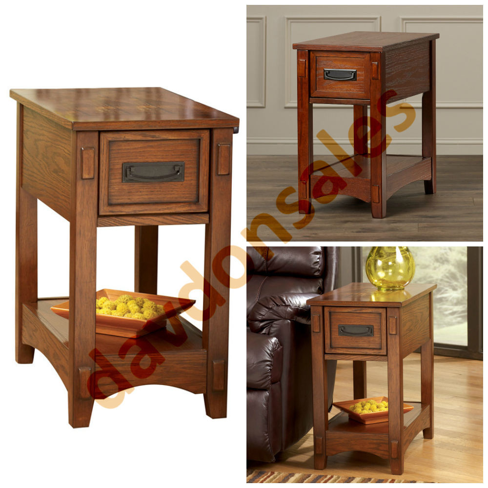 Small Bedroom End Tables
 fice End Side Table Living Room Drawer Furniture Wood