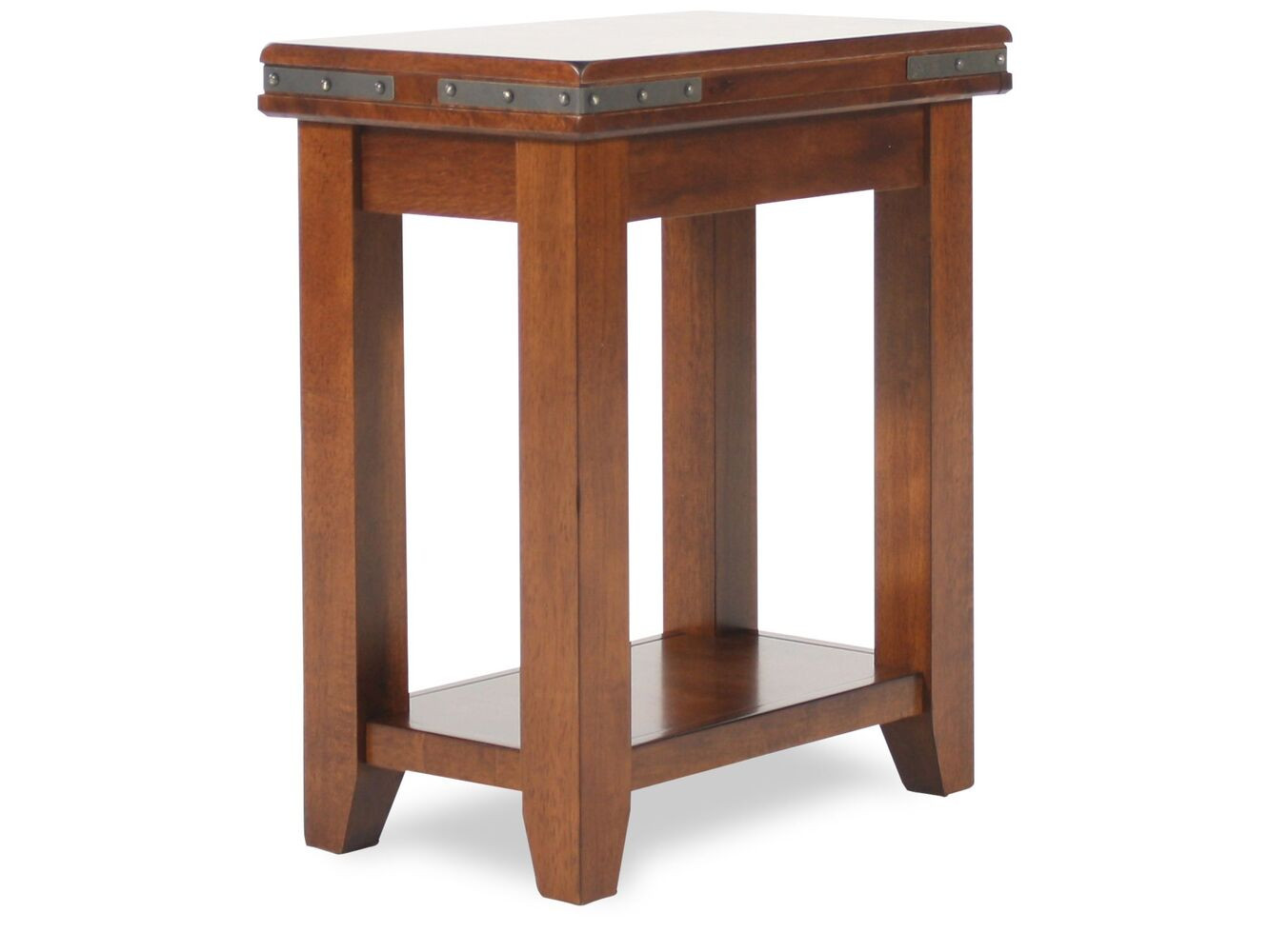 Small Bedroom End Tables
 Round Small Traditional End Table in Warm Brown